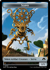Energy Reserve (Ripple Foil) // Servo Double-Sided Token [Modern Horizons 3 Tokens] | Jomio and Rueliete's Cards and Comics