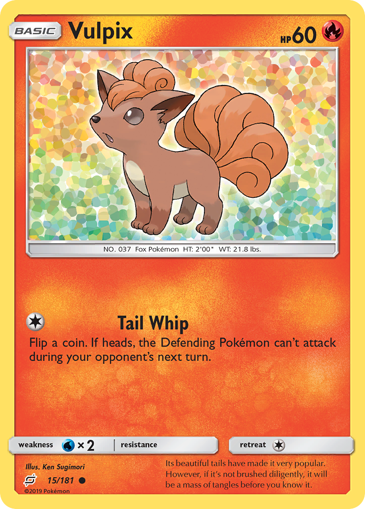 Vulpix (15/181) [Sun & Moon: Team Up] | Jomio and Rueliete's Cards and Comics