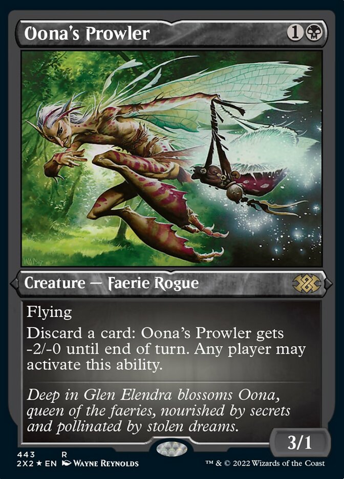 Oona's Prowler (Foil Etched) [Double Masters 2022] | Jomio and Rueliete's Cards and Comics