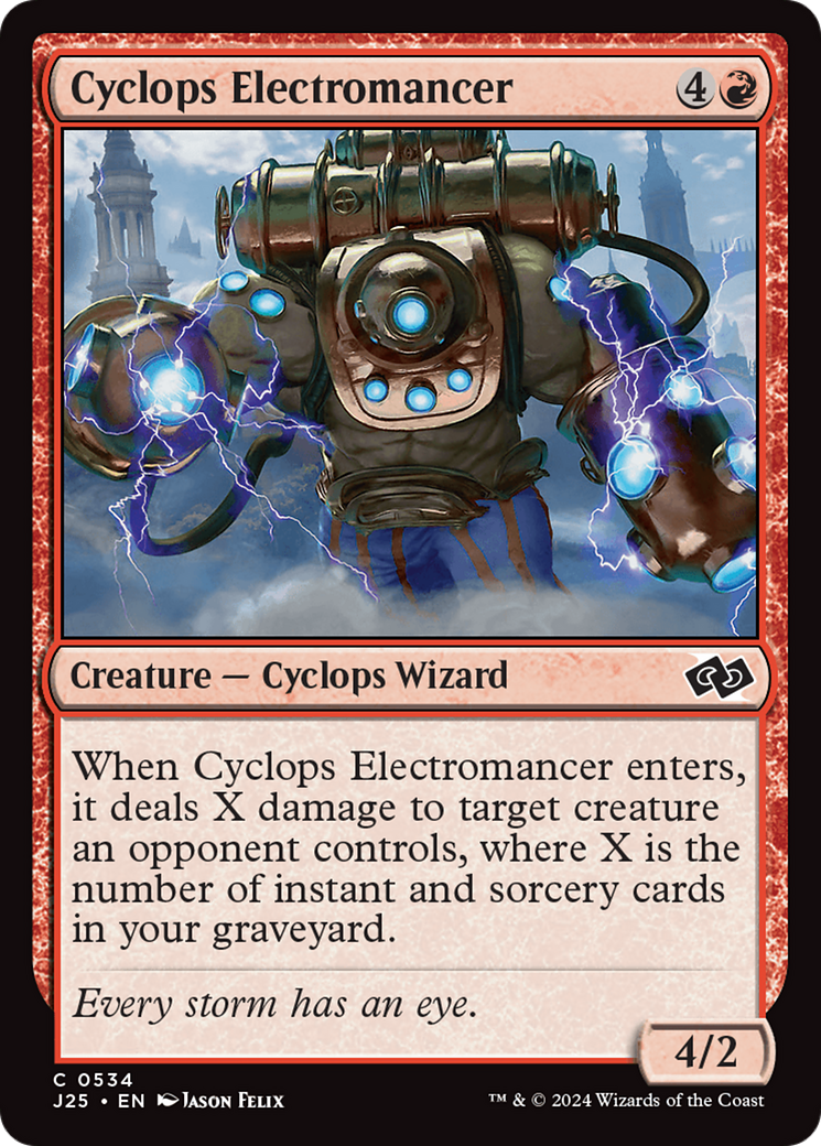 Cyclops Electromancer [Foundations Jumpstart] | Jomio and Rueliete's Cards and Comics