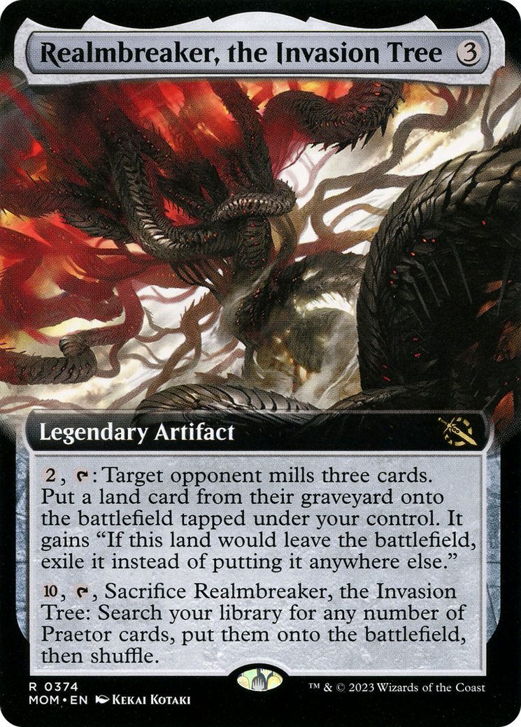 Realmbreaker, the Invasion Tree (Extended Art) [March of the Machine] | Jomio and Rueliete's Cards and Comics