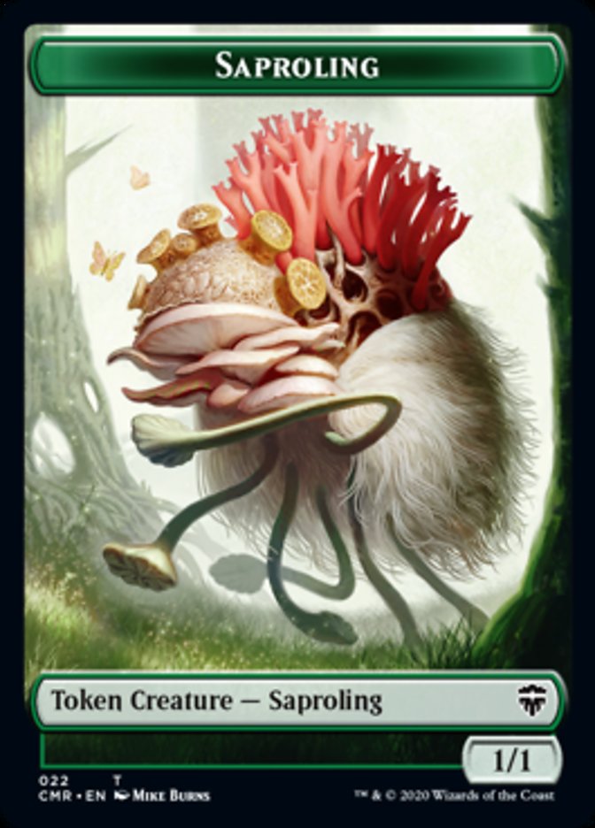 Copy (023) // Saproling Double-Sided Token [Commander Legends Tokens] | Jomio and Rueliete's Cards and Comics