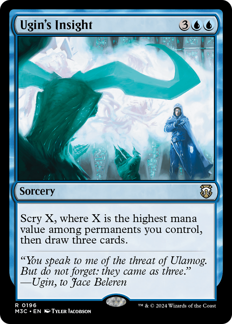 Ugin's Insight (Ripple Foil) [Modern Horizons 3 Commander] | Jomio and Rueliete's Cards and Comics