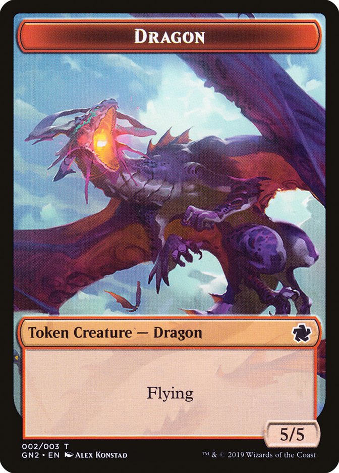 Dragon Token (002/003) [Game Night 2019 Tokens] | Jomio and Rueliete's Cards and Comics