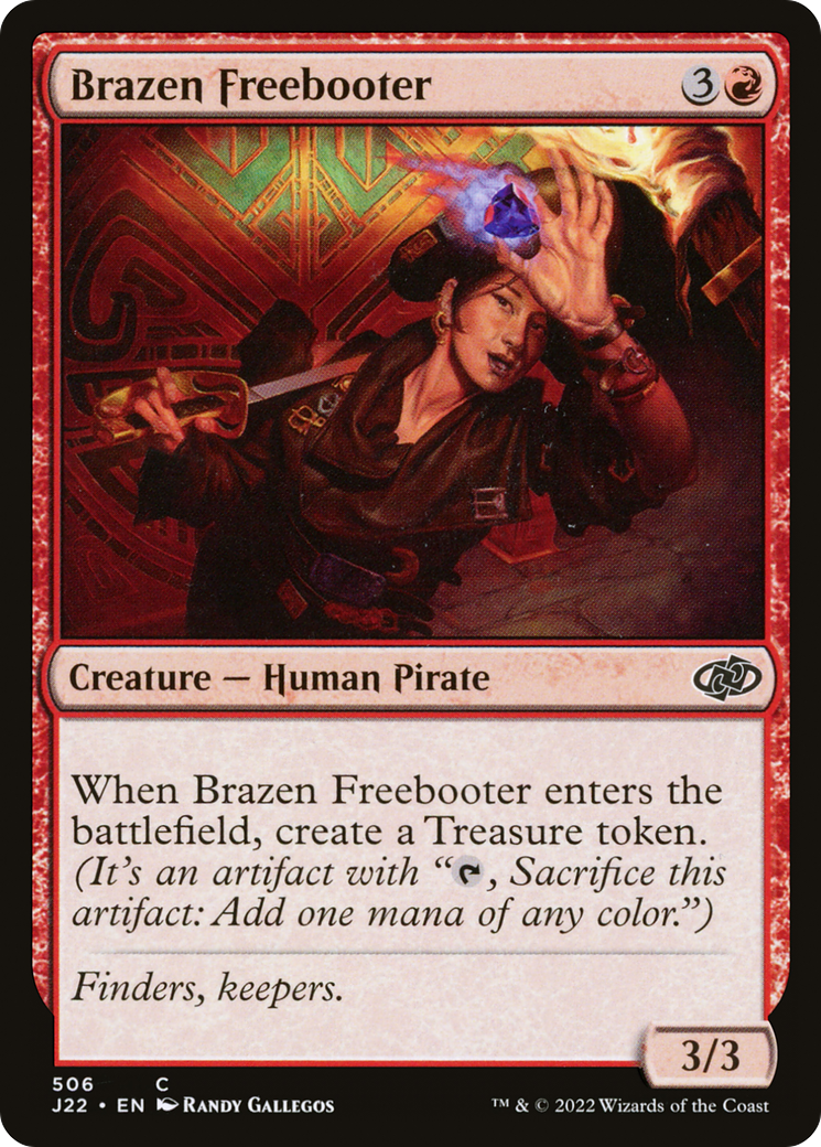 Brazen Freebooter [Jumpstart 2022] | Jomio and Rueliete's Cards and Comics