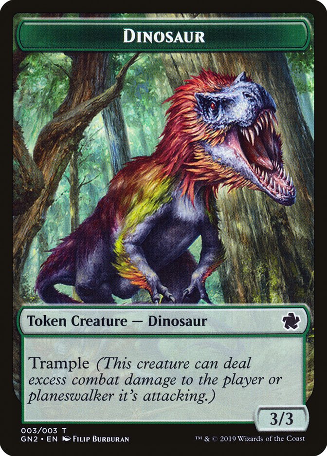 Dinosaur Token [Game Night 2019 Tokens] | Jomio and Rueliete's Cards and Comics