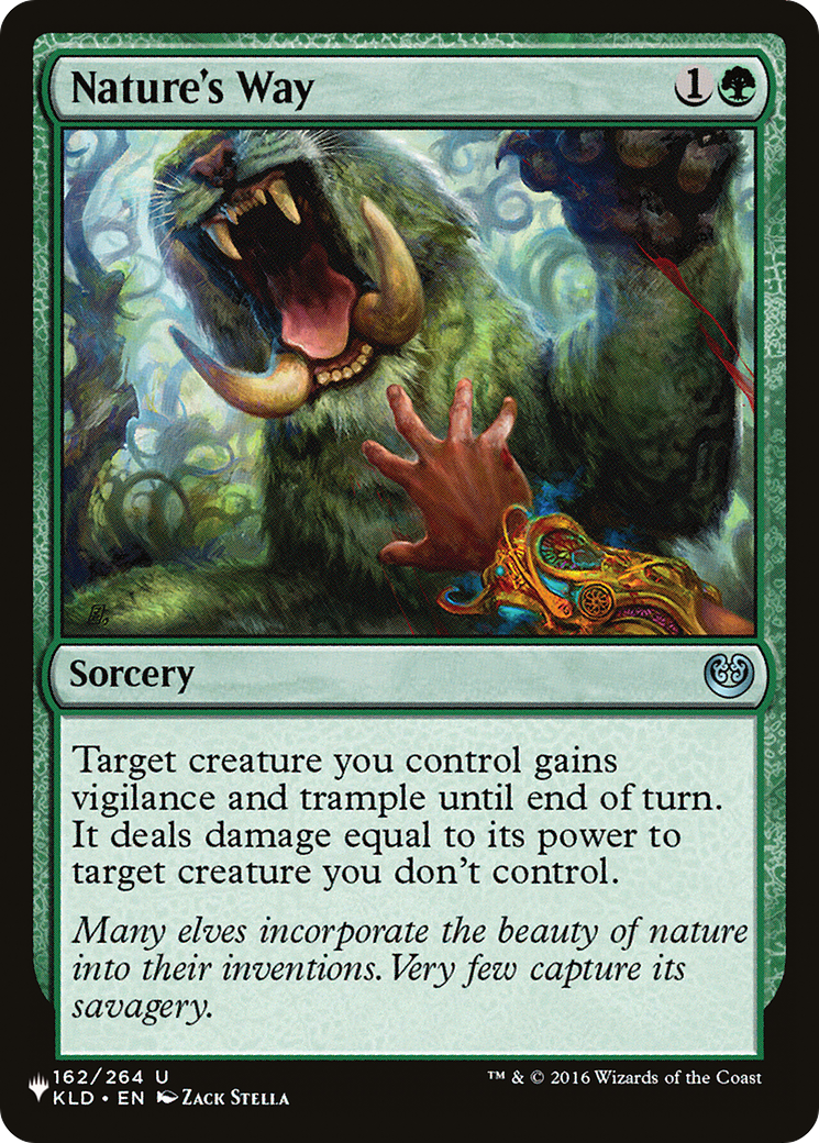 Nature's Way [The List] | Jomio and Rueliete's Cards and Comics