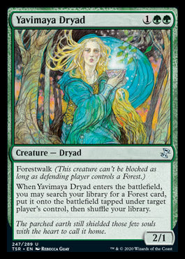 Yavimaya Dryad [Time Spiral Remastered] | Jomio and Rueliete's Cards and Comics
