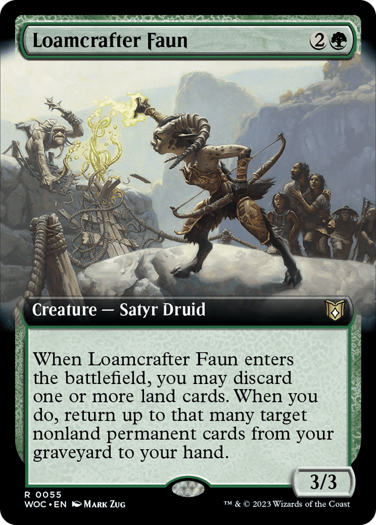 Loamcrafter Faun (Extended Art) [Wilds of Eldraine Commander] | Jomio and Rueliete's Cards and Comics