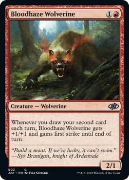 Bloodhaze Wolverine [Jumpstart 2022] | Jomio and Rueliete's Cards and Comics