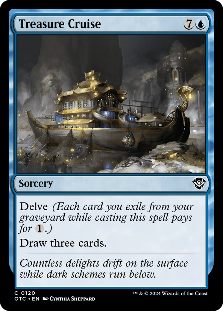 Treasure Cruise [Outlaws of Thunder Junction Commander] | Jomio and Rueliete's Cards and Comics