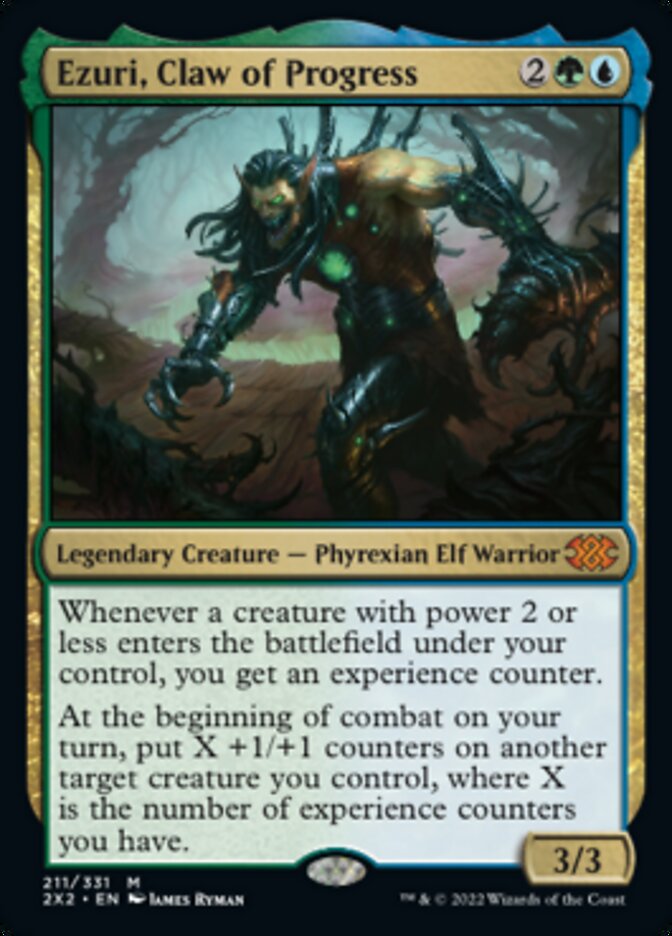 Ezuri, Claw of Progress [Double Masters 2022] | Jomio and Rueliete's Cards and Comics