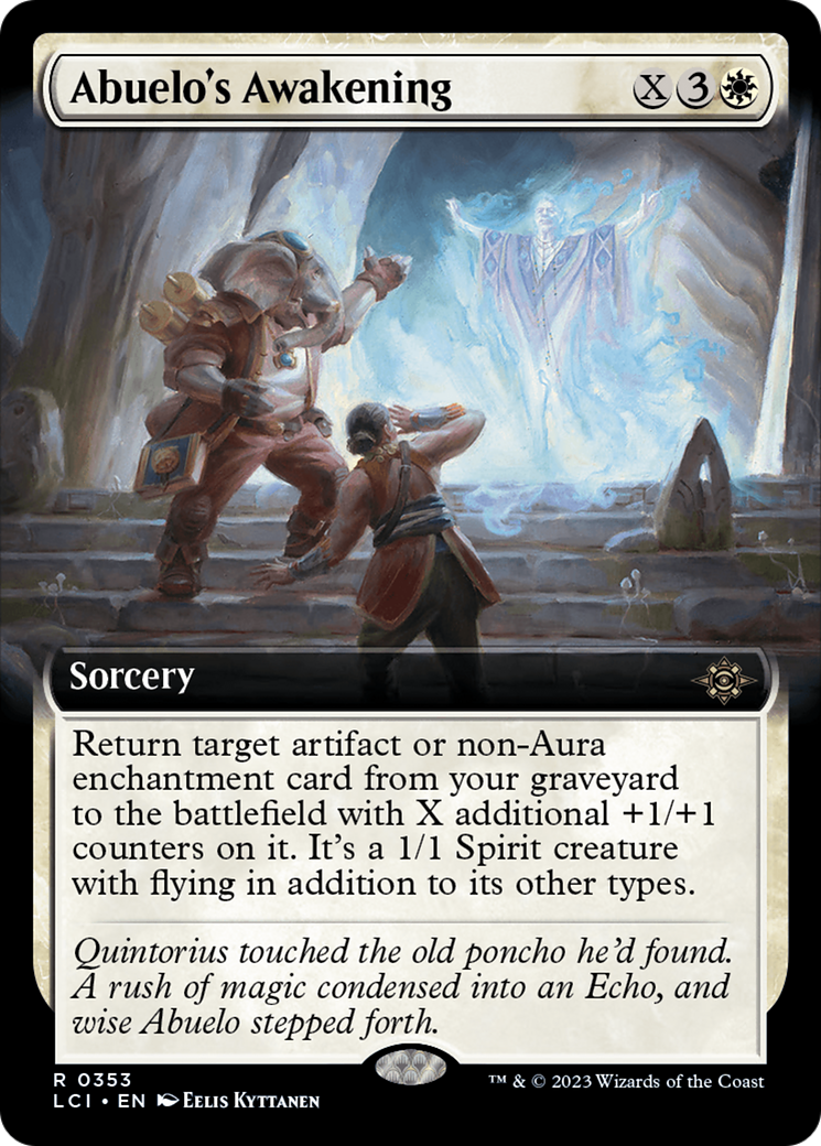 Abuelo's Awakening (Extended Art) [The Lost Caverns of Ixalan] | Jomio and Rueliete's Cards and Comics
