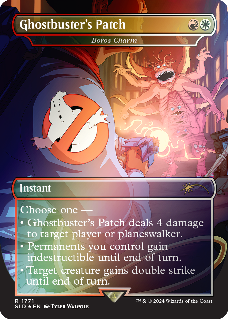 Ghostbuster's Patch - Boros Charm (Rainbow Foil) [Secret Lair Drop Series] | Jomio and Rueliete's Cards and Comics
