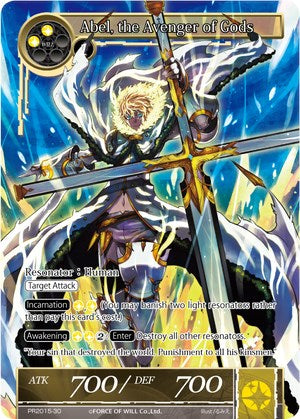 Abel, the Avenger of Gods (PR2015-030) [Promo Cards] | Jomio and Rueliete's Cards and Comics