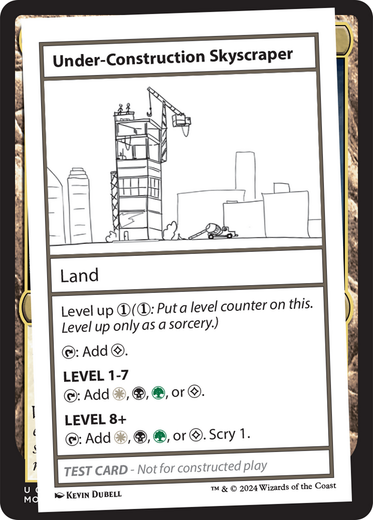 Under-Construction Skyscraper [Mystery Booster 2 Playtest Cards] | Jomio and Rueliete's Cards and Comics