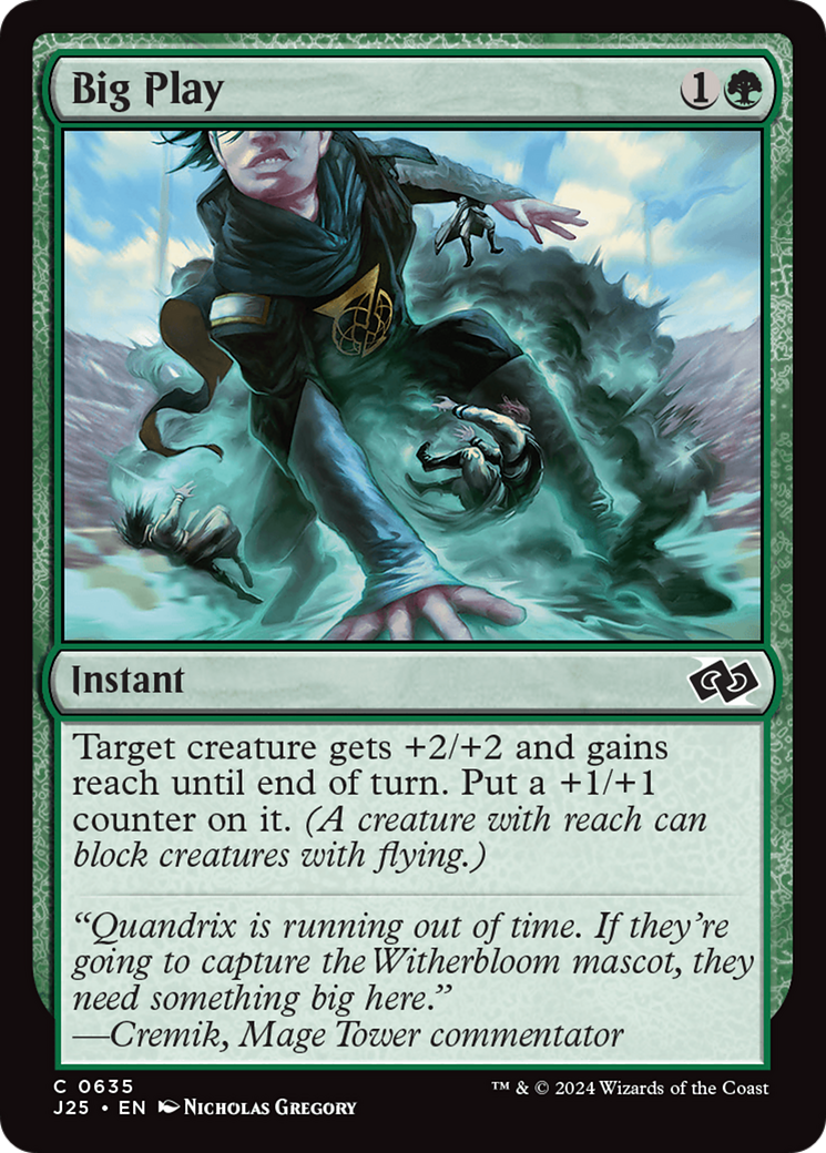 Big Play [Foundations Jumpstart] | Jomio and Rueliete's Cards and Comics