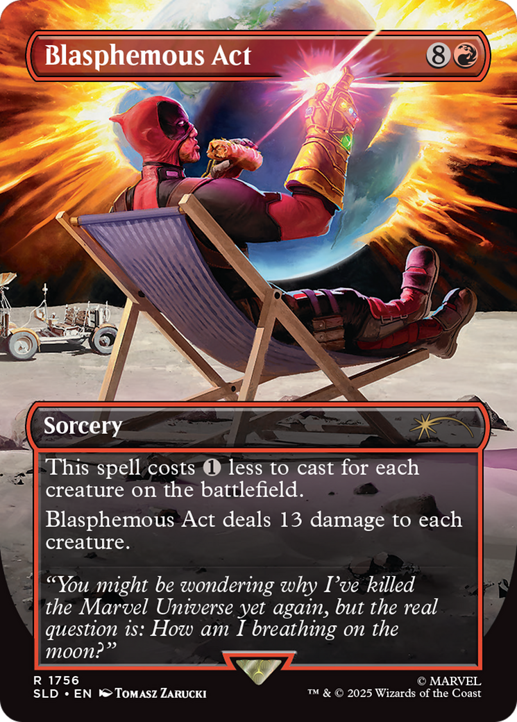 Blasphemous Act (1756) [Secret Lair Drop Series] | Jomio and Rueliete's Cards and Comics