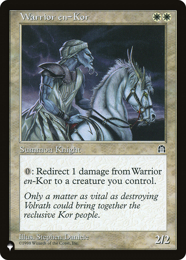 Warrior en-Kor [The List] | Jomio and Rueliete's Cards and Comics