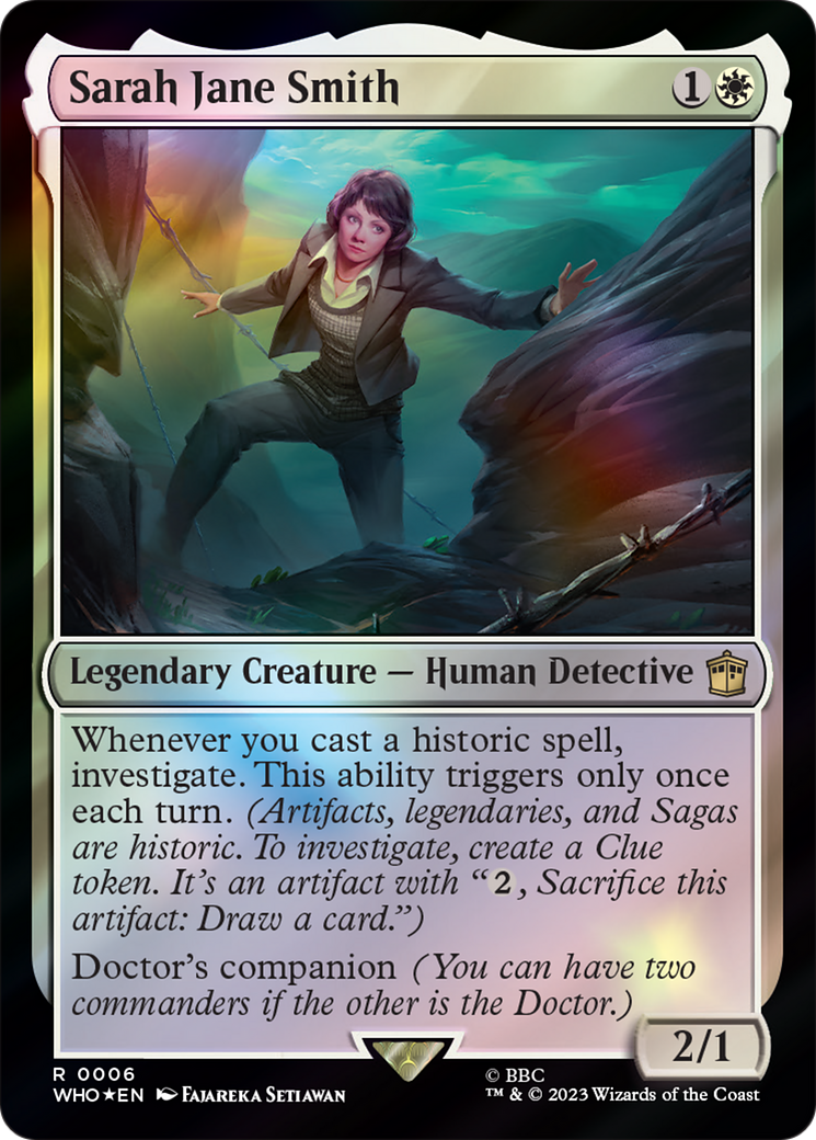 Sarah Jane Smith [Doctor Who] | Jomio and Rueliete's Cards and Comics