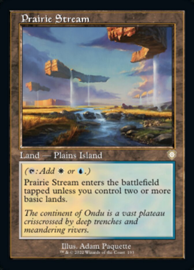 Prairie Stream (Retro) [The Brothers' War Commander] | Jomio and Rueliete's Cards and Comics