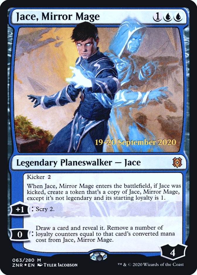 Jace, Mirror Mage [Zendikar Rising Prerelease Promos] | Jomio and Rueliete's Cards and Comics