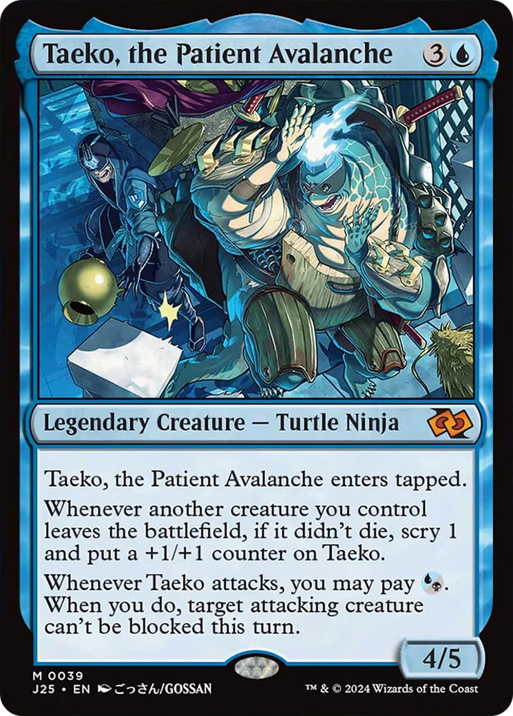 Taeko, the Patient Avalanche (Anime) [Foundations Jumpstart] | Jomio and Rueliete's Cards and Comics