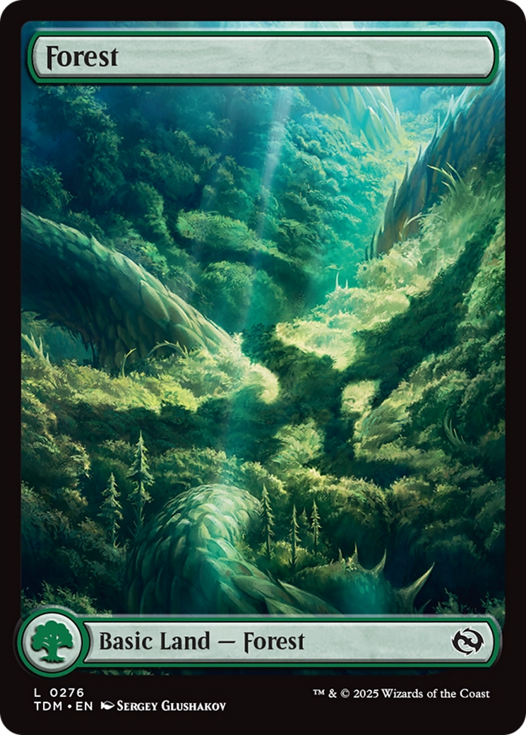 Forest (0276) [Tarkir: Dragonstorm] | Jomio and Rueliete's Cards and Comics
