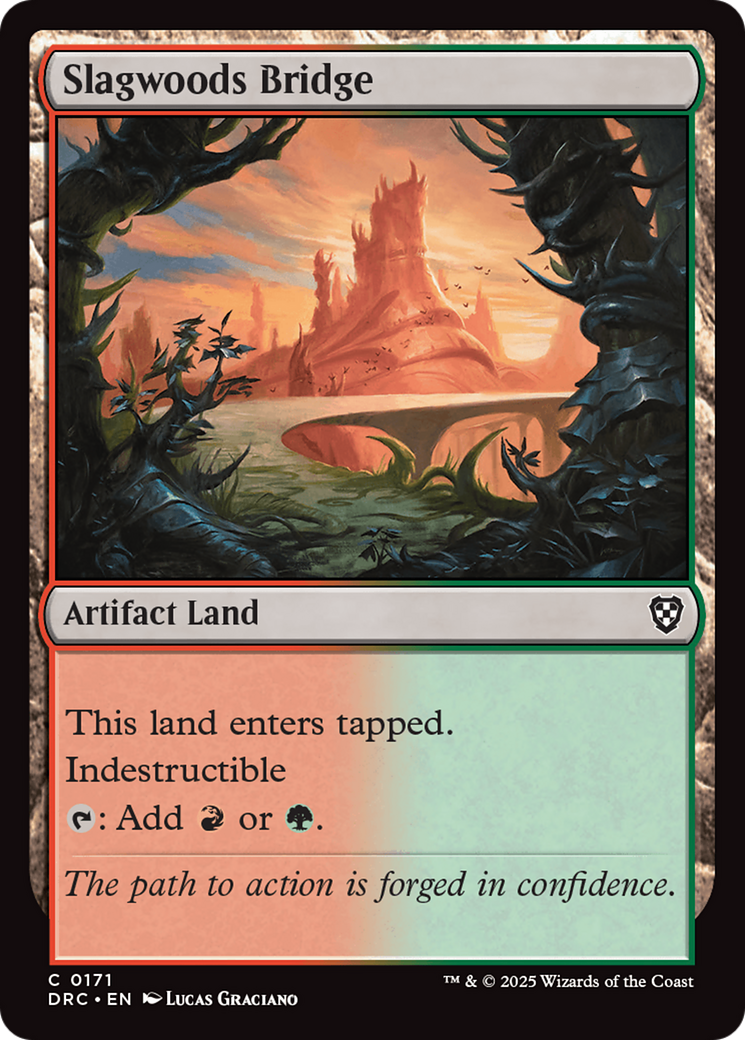 Slagwoods Bridge [Aetherdrift Commander] | Jomio and Rueliete's Cards and Comics