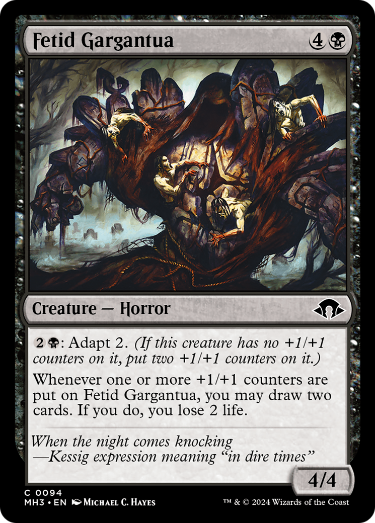 Fetid Gargantua [Modern Horizons 3] | Jomio and Rueliete's Cards and Comics