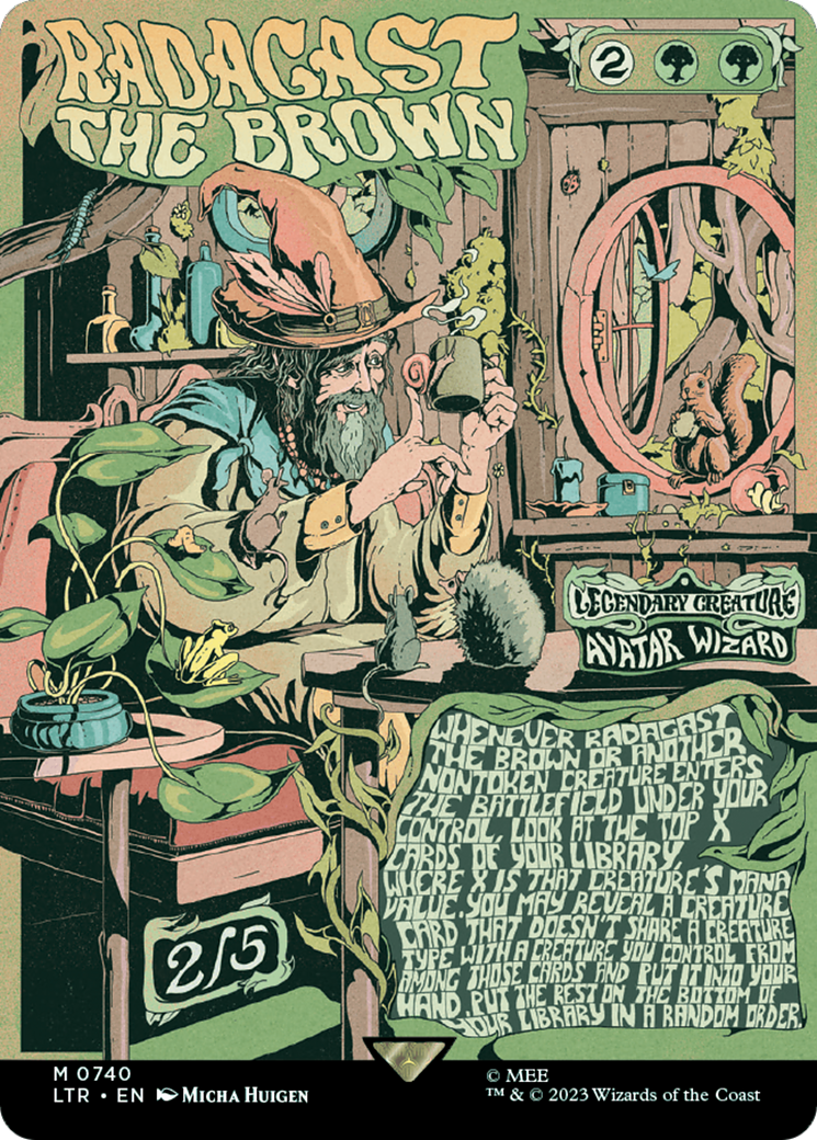 Radagast the Brown (Borderless Poster) [The Lord of the Rings: Tales of Middle-Earth] | Jomio and Rueliete's Cards and Comics