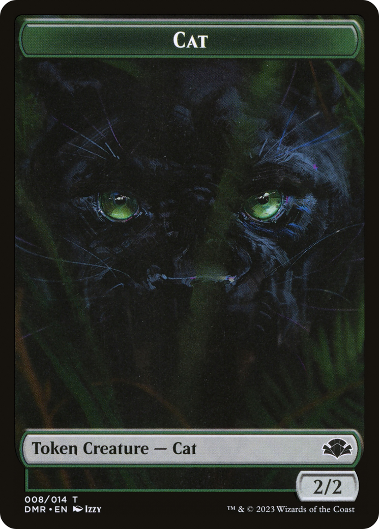 Cat Token (008) [Dominaria Remastered Tokens] | Jomio and Rueliete's Cards and Comics