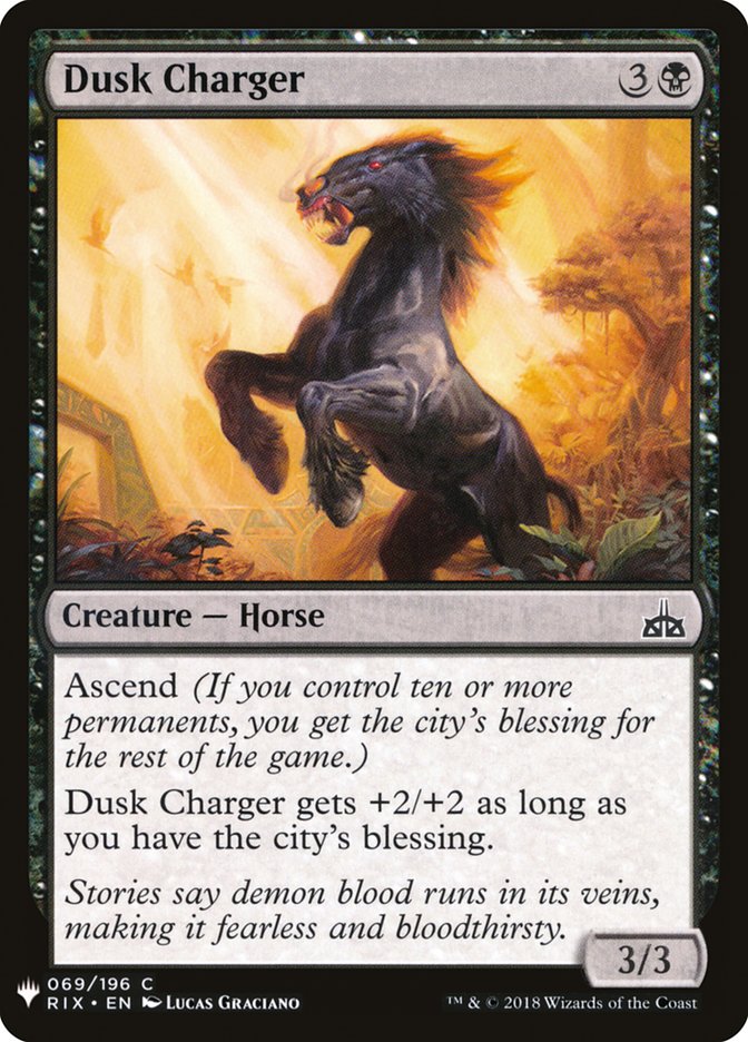 Dusk Charger [Mystery Booster] | Jomio and Rueliete's Cards and Comics