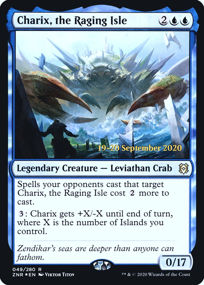 Charix, the Raging Isle [Zendikar Rising Prerelease Promos] | Jomio and Rueliete's Cards and Comics