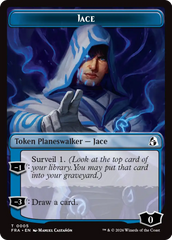 Illusion // Jace Double-Sided Token [Reality Fracture Tokens] | Jomio and Rueliete's Cards and Comics