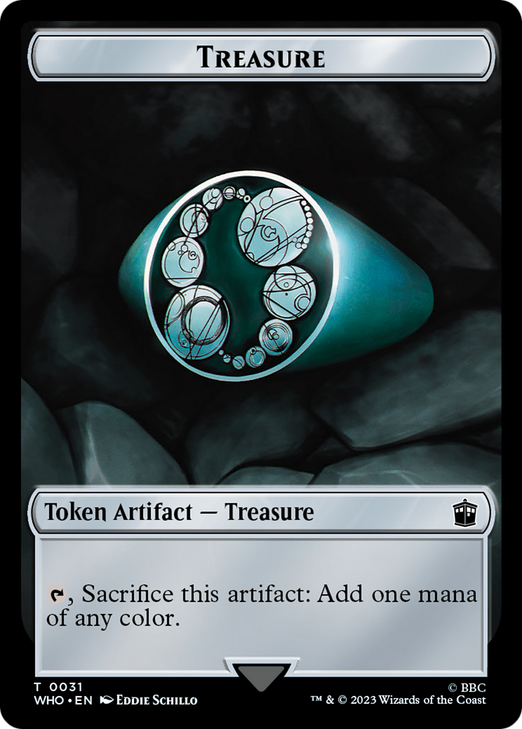 Copy // Treasure (0031) Double-Sided Token [Doctor Who Tokens] | Jomio and Rueliete's Cards and Comics