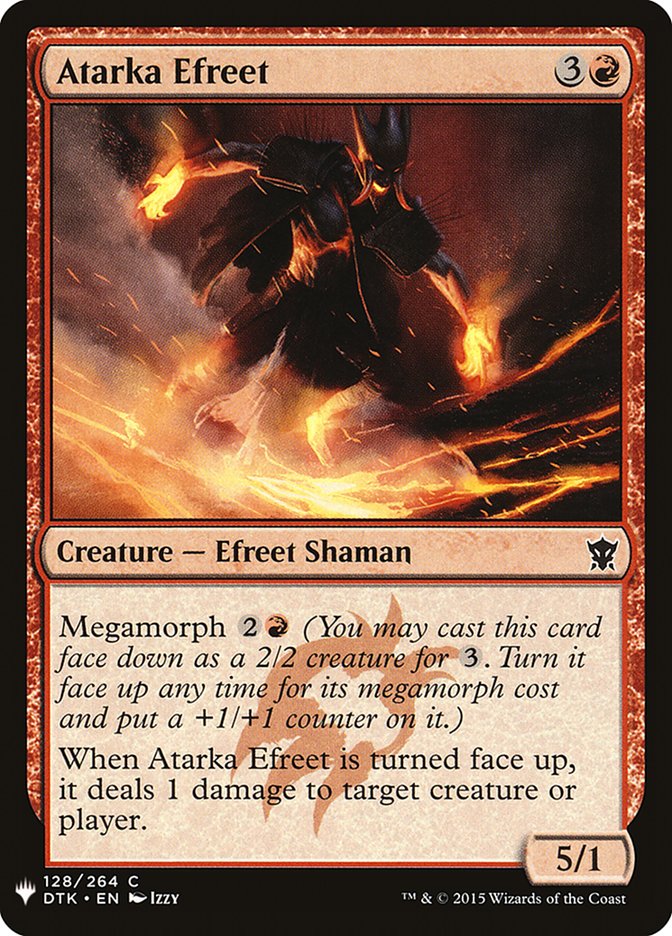 Atarka Efreet [Mystery Booster] | Jomio and Rueliete's Cards and Comics