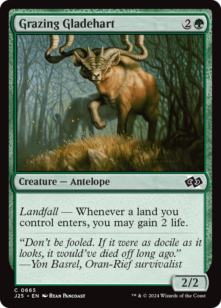 Grazing Gladehart [Foundations Jumpstart] | Jomio and Rueliete's Cards and Comics