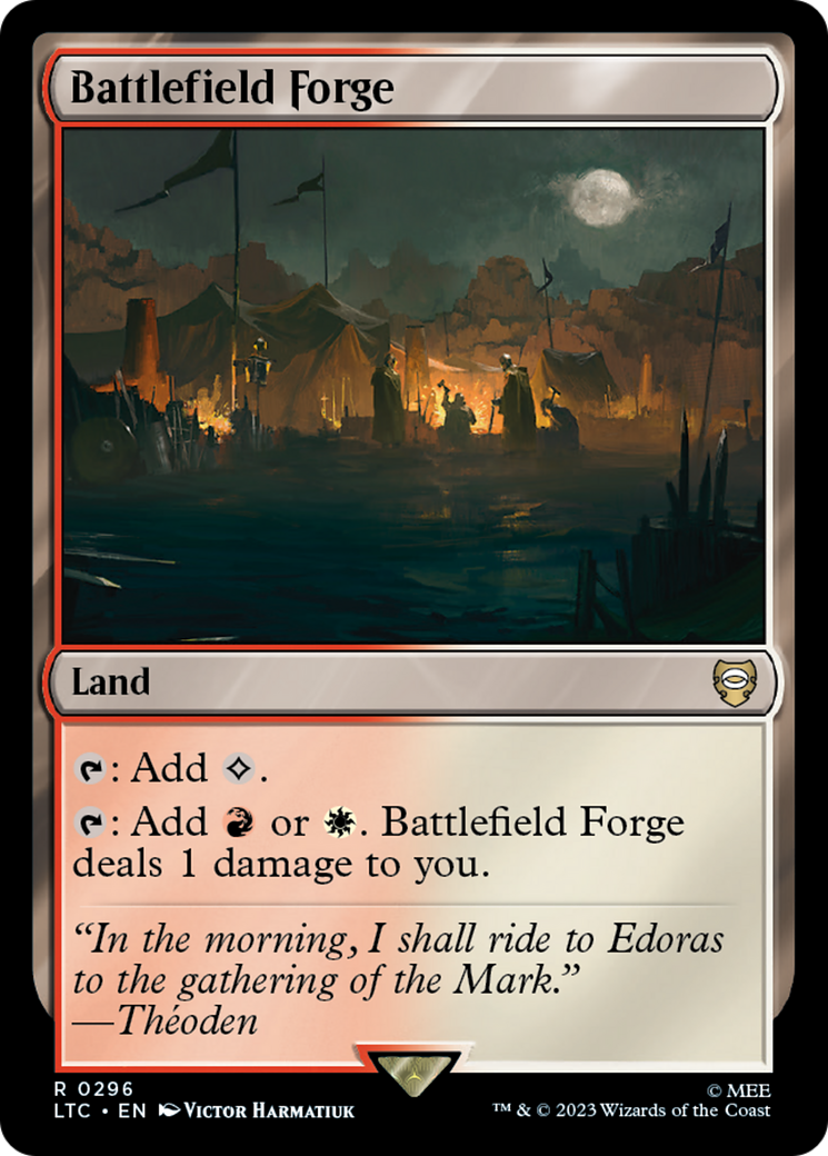 Battlefield Forge [The Lord of the Rings: Tales of Middle-Earth Commander] | Jomio and Rueliete's Cards and Comics