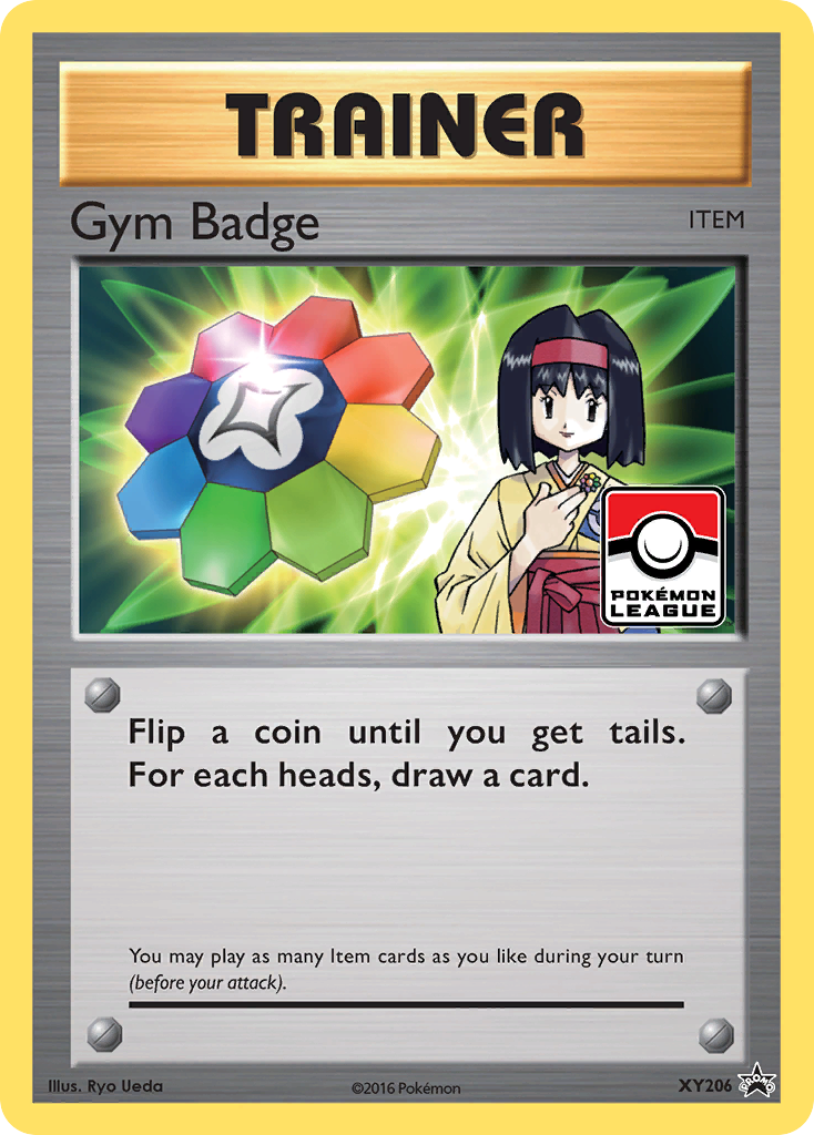 Gym Badge (XY206) (Erika) [XY: Black Star Promos] | Jomio and Rueliete's Cards and Comics