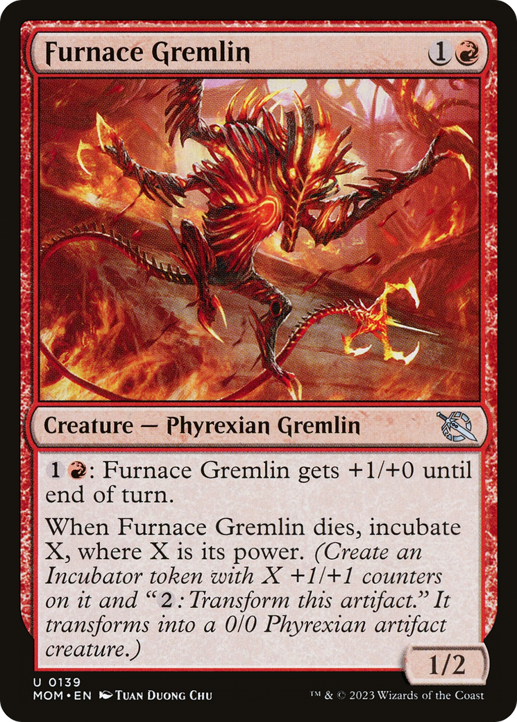 Furnace Gremlin [March of the Machine] | Jomio and Rueliete's Cards and Comics