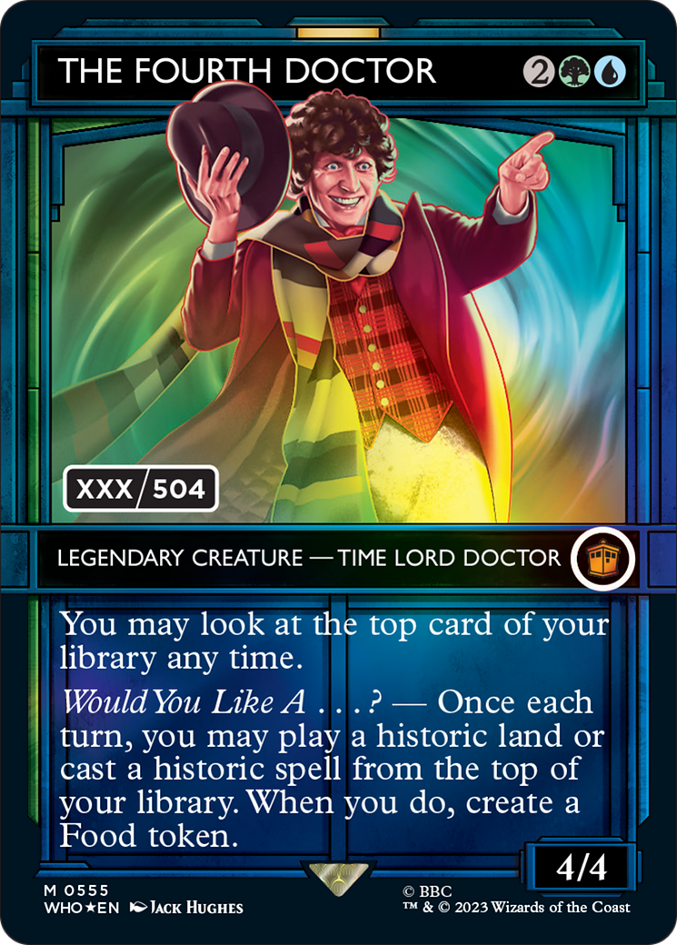 The Fourth Doctor (Serialized) [Doctor Who] | Jomio and Rueliete's Cards and Comics