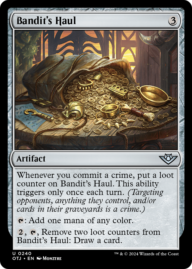 Bandit's Haul [Outlaws of Thunder Junction] | Jomio and Rueliete's Cards and Comics