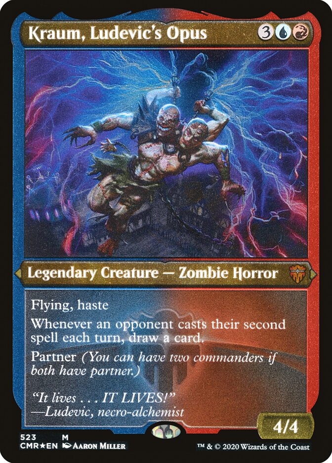Kraum, Ludevic's Opus (Etched) [Commander Legends] | Jomio and Rueliete's Cards and Comics