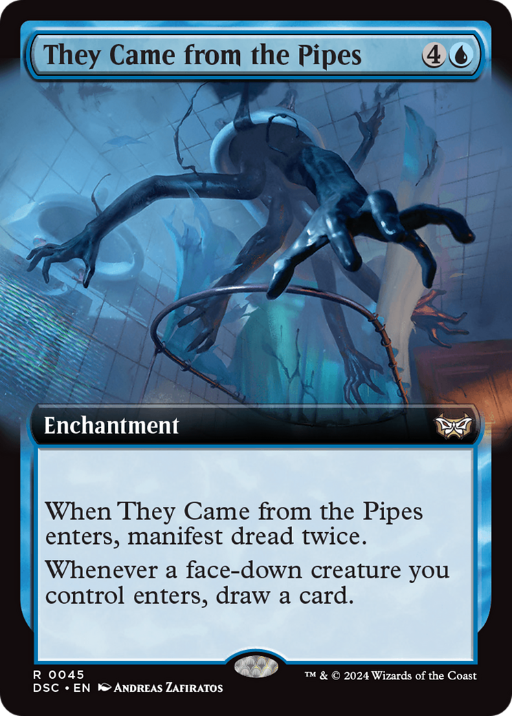 They Came from the Pipes (Extended Art) [Duskmourn: House of Horror Commander] | Jomio and Rueliete's Cards and Comics