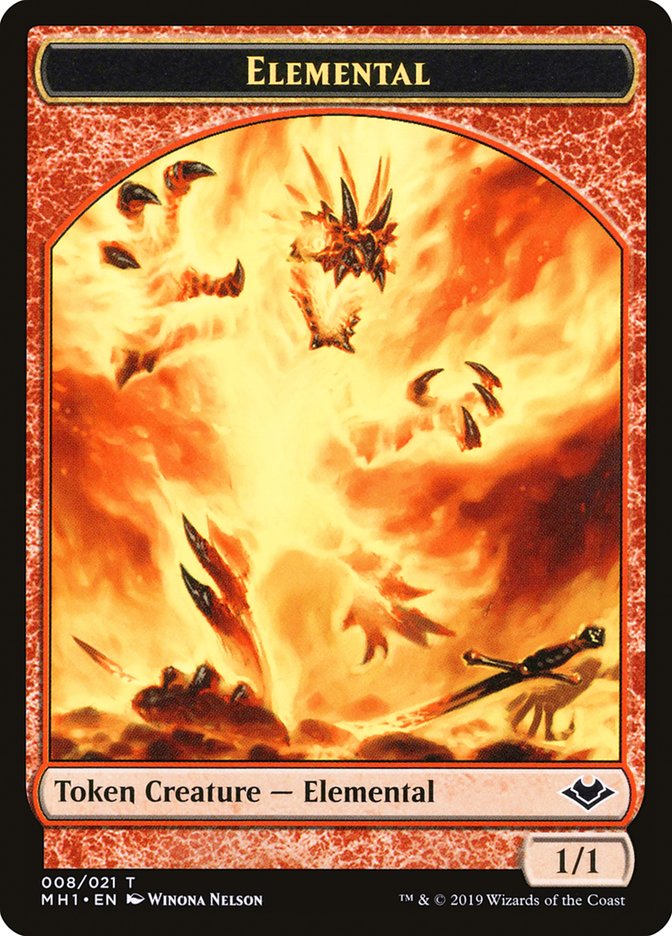 Elemental Token (008/021) [Modern Horizons Tokens] | Jomio and Rueliete's Cards and Comics