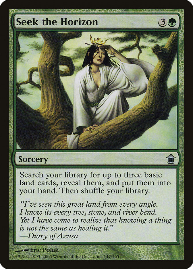 Seek the Horizon [Saviors of Kamigawa] | Jomio and Rueliete's Cards and Comics