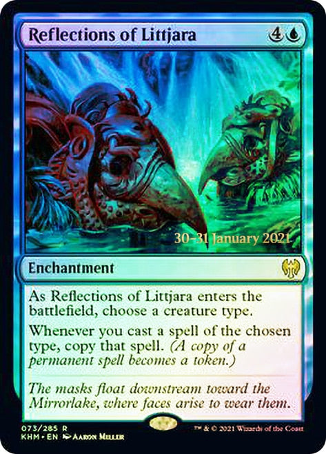 Reflections of Littjara [Kaldheim Prerelease Promos] | Jomio and Rueliete's Cards and Comics