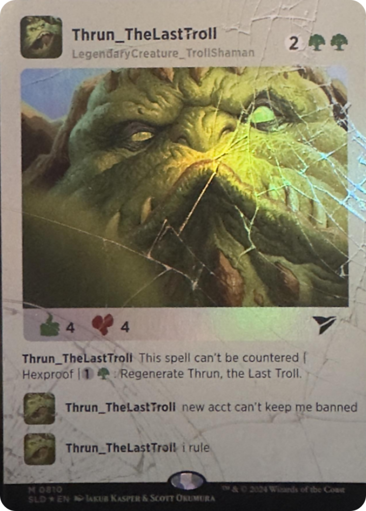 Thrun, the Last Troll [Secret Lair Drop Series] | Jomio and Rueliete's Cards and Comics