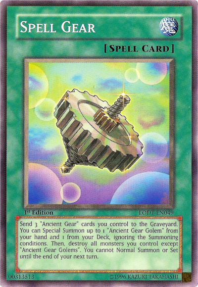 Spell Gear [LODT-EN049] Common | Jomio and Rueliete's Cards and Comics